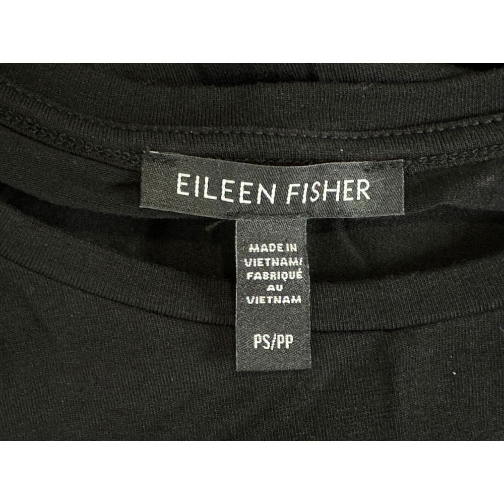 Eileen Fisher Stretch Jersey Knit Crew Neck‎ Top Women PS EUC Long Sleeve Shirt - Picture 5 of 9